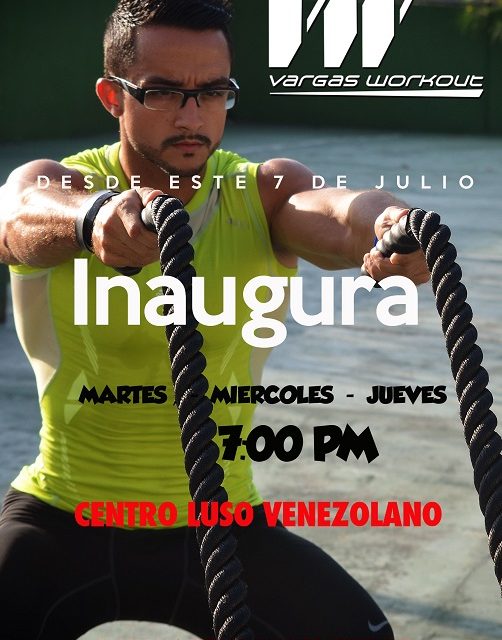 Vargas Workout te invita a sus entrenamientos al aire libre en el Centro Luso Venezolano
