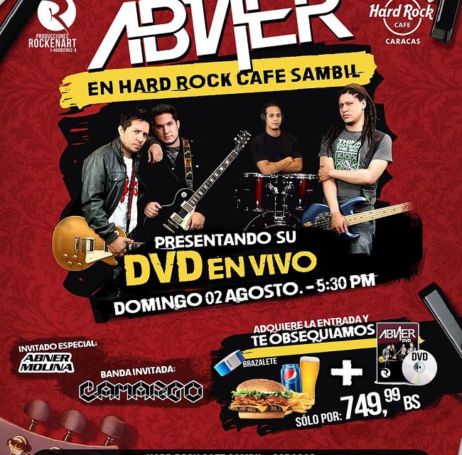 La Banda AbNer, estrena DVD en Hard Rock Café Caracas