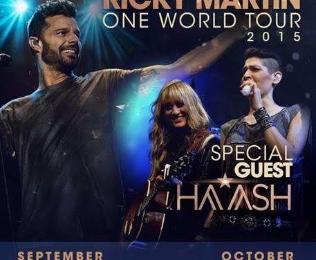 RICKY MARTIN anuncia a HA*ASH como invitadas especiales de su gira en Estados Unidos