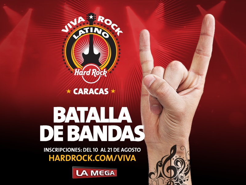 Vuelve el »Viva Rock Latino» a Hard Rock Café CARACAS