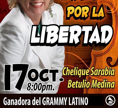 MARÍA TERESA CHACIN Y SU CANTO A LA LIBERTAD DE VENEZUELA