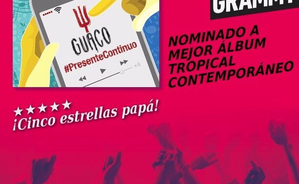 »GUACO» nuevamente nominado a los Latin Grammy