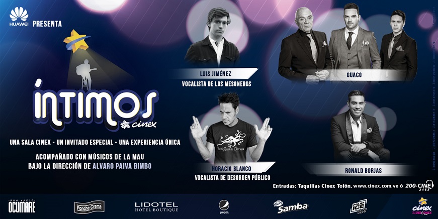 Cinex…Un escenario íntimo para disfrutar de talento en vivo