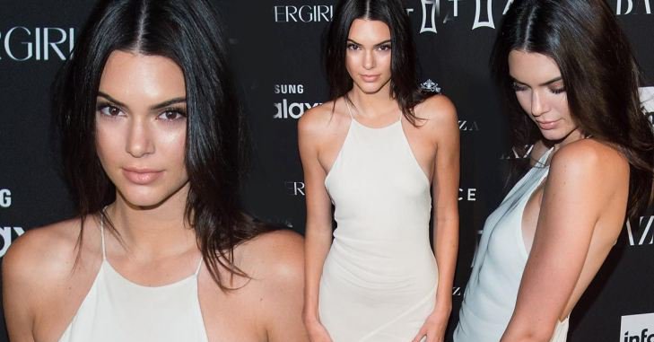 Kendall Jenner muy atrevida… Mostró por primera vez su piercing en el pezón (+Fotos)