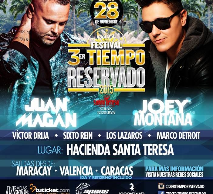 Juan Magán y Joey Montana, darán concierto en Venezuela en Noviembre