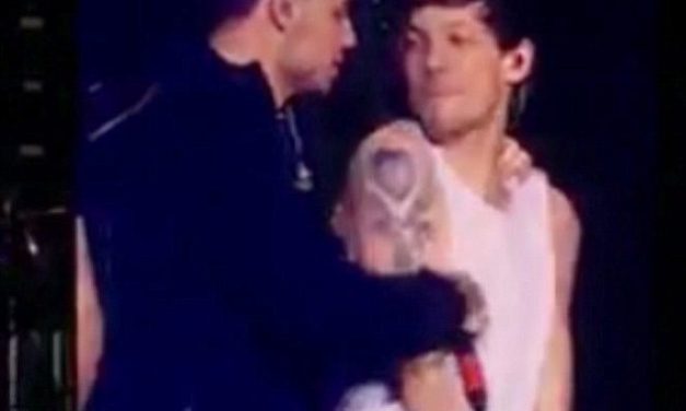Integrantes de One Direction ‘pelean’ en un concierto (+Video)