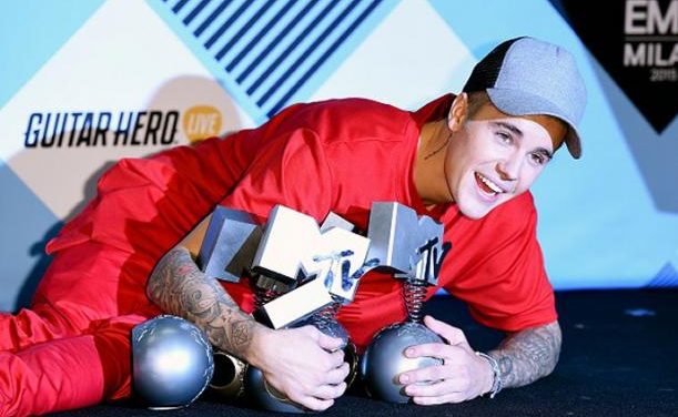 Justin Bieber fue el máximo ganador de los MTV EMA 2015