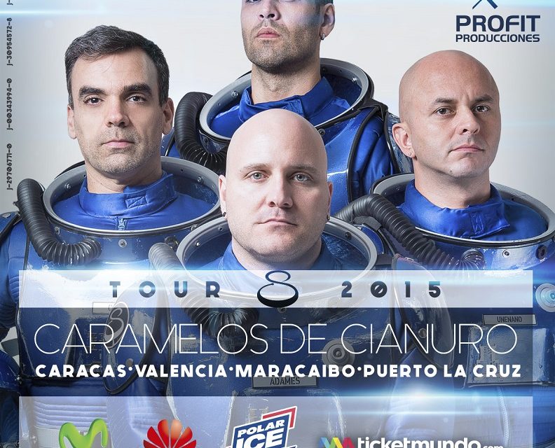 Caramelos de Cianuro emprende amplia gira nacional con su »Tour 8»