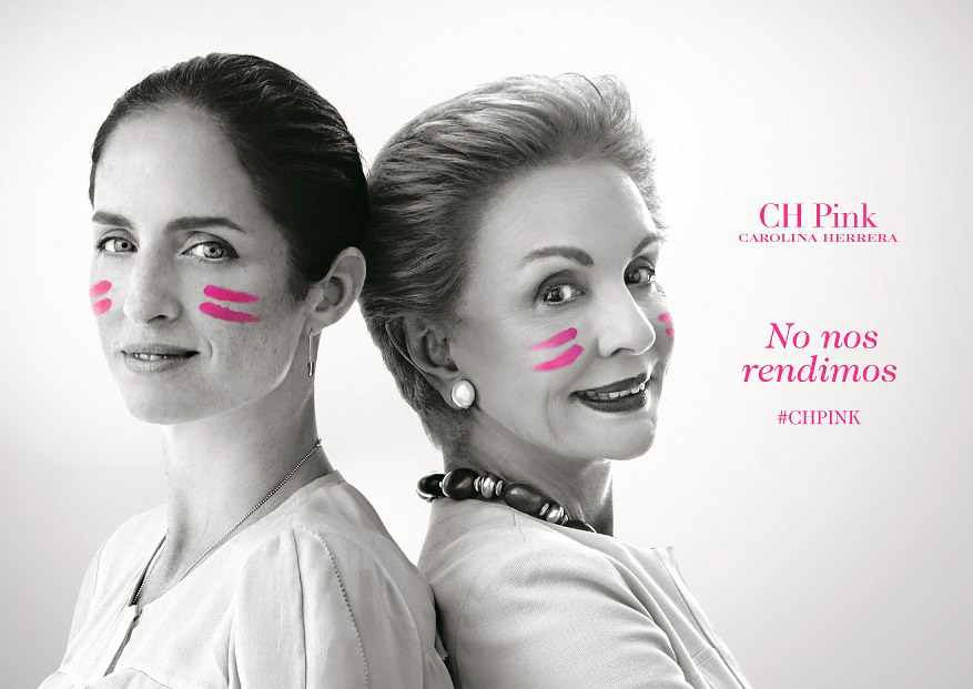LA NUEVA CAMPAÑA DE CAROLINA HERRERA CONTINÚA APOYANDO LA LUCHA CONTRA EL CÁNCER DE MAMA