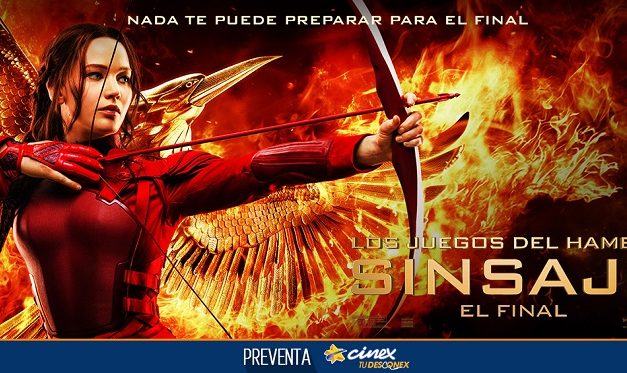 Cinex activa preventa para »Los juegos del hambre: Sinsajo – El Final»