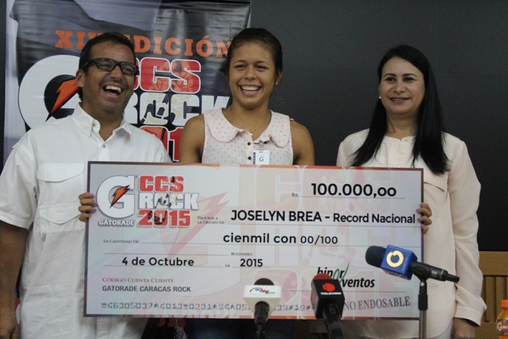 Gatorade entregó reconocimiento especial a Joselyn Brea