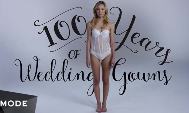 Así ha cambiado el vestido de novia en los ultimos 100 años (+Video)