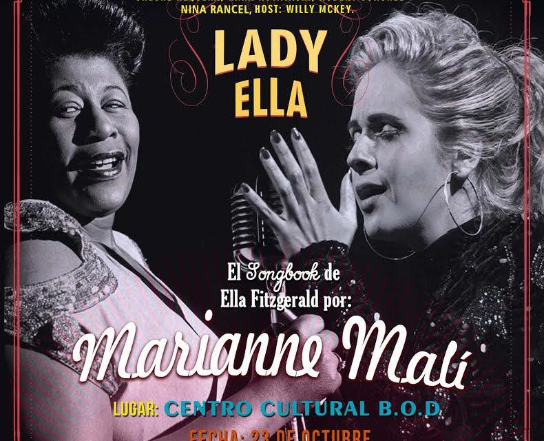 Marianne Malí presenta homenaje a Ella Fitzgerald en el Centro Cultural B.O.D.