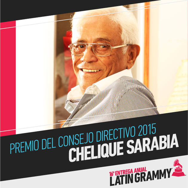 El compositor venezolano Chelique Sarabia recibió Grammy Latino honorífico por su trayectoria