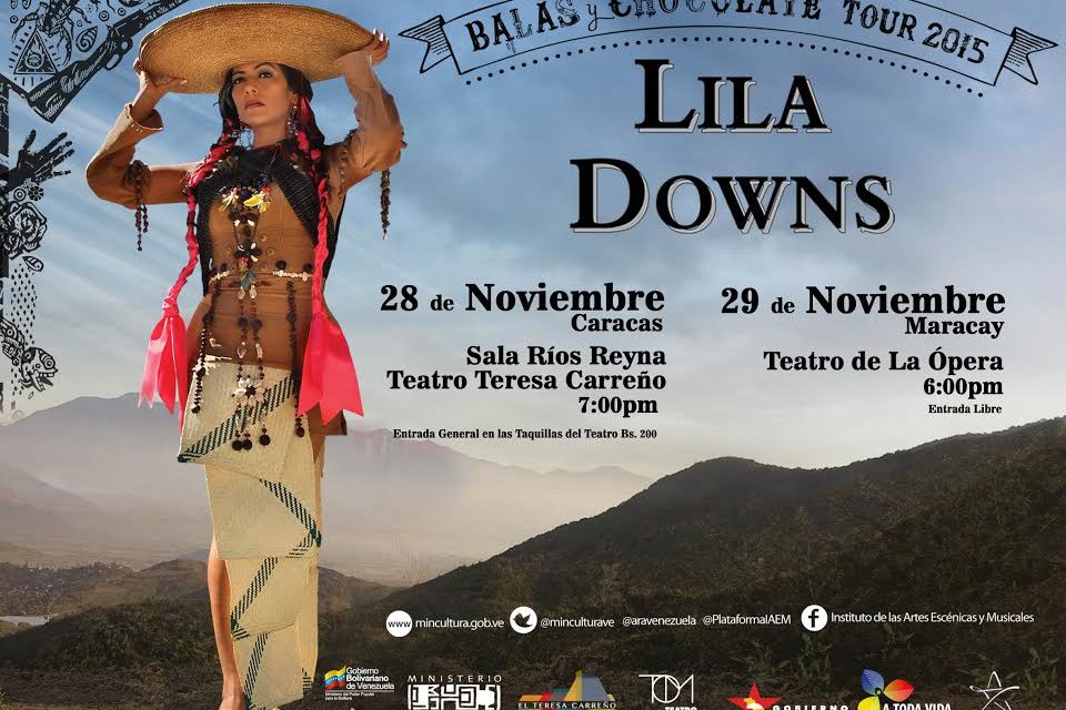 Lila Downs visita por primera vez Venezuela para presentar »Balas y Chocolate»