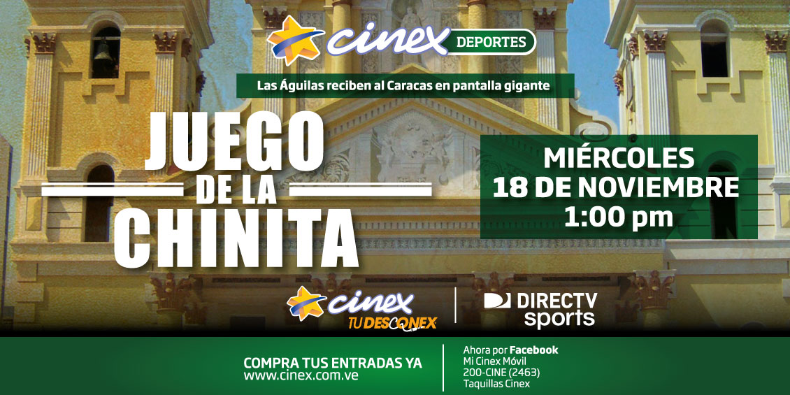El clásico juego que honra a la Virgen de Chiquinquirá llega a Cinex en su 48° edición