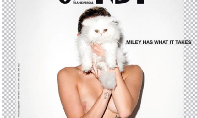 Miley Cyrus realizó polémica sesión de fotos para Candy (+Fotos)