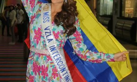 Katherine García tras el título de »Miss Intercontinental 2015»
