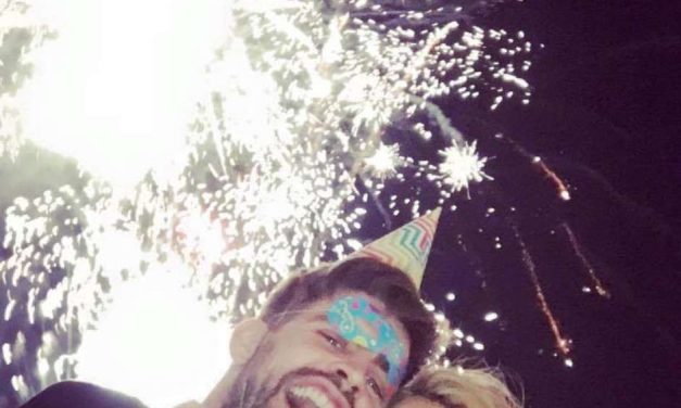 Así recibieron el Año Nuevo Shakira y Piqué