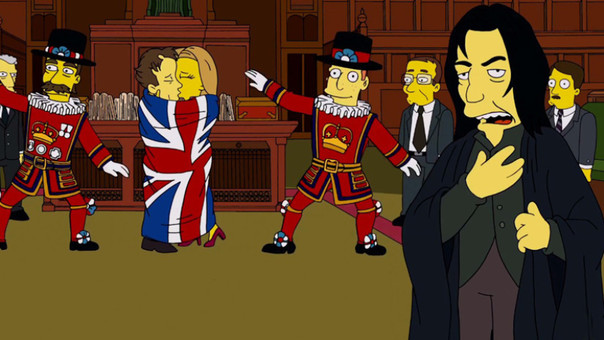 Los Simpson rinden homenaje a David Bowie y Alan Rickman (+Video)