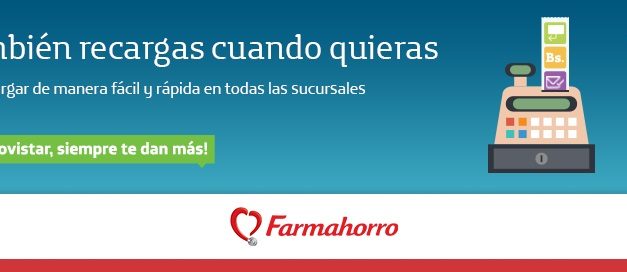 Movistar en alianza con Farmahorro presenta nuevas opciones de recarga
