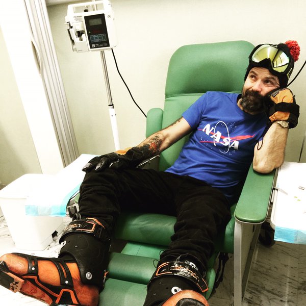 Pau Donés, cantante de Jarabe de Palo, le pone humor a la quimioterapia