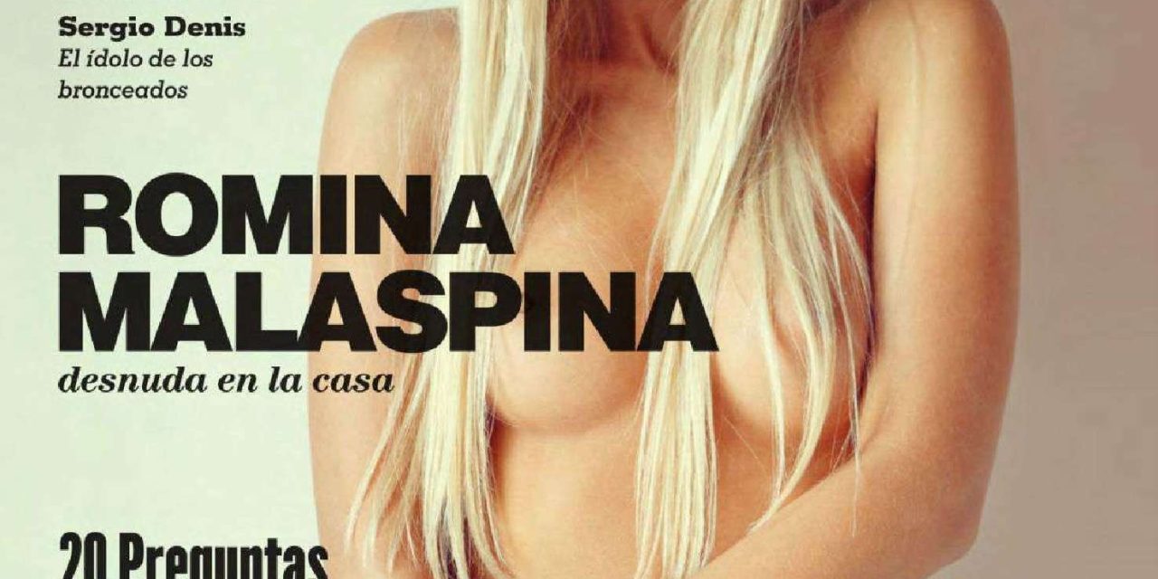 Explosivo: el sensual desnudo de Romina Malaspina (@RomiMalaspinaOk) para Playboy (+Fotos)