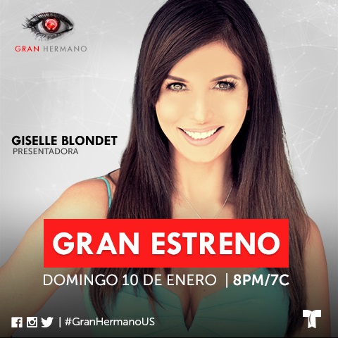 La guapa Giselle Blondet llega a Telemundo como presentadora de »Gran Hermano»