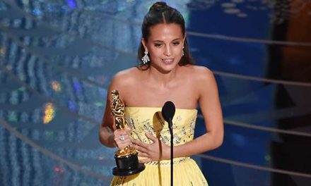 #Oscars Alicia Vikander gana a mejor actriz de reparto