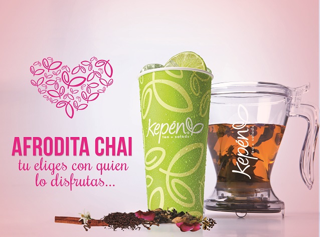 KEPÉN INVITA A BRINDAR CON EL BLEND DEL AMOR »AFRODITA CHAI»