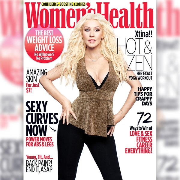 Christina Aguilera muy HOT en portada de la revista Women’s Health (+Foto)