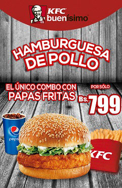 KFC® tiene las más sabrosas y crujientes papas fritas, y ahora vienen en el combo que a ti te gusta