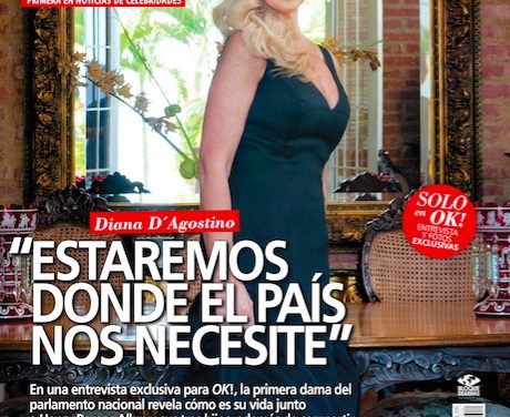 Diana D´Agostino impacta con su elegancia la portada de OK! Venezuela