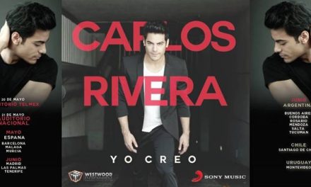 CARLOS RIVERA directo al Nº 1 en iTunes España con su nuevo disco ‘Yo Creo»