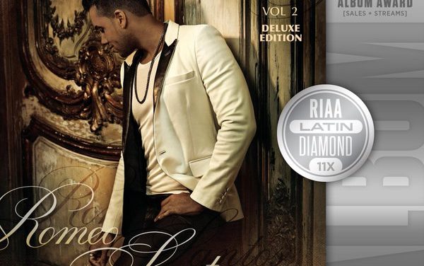 ROMEO SANTOS Fórmula, Vol. 2 obtiene certificación de 11X Diamante por la RIAA