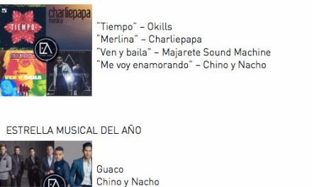 Chino y Nacho y Charliepapa son los más nominados de los Estereo Awards 2016