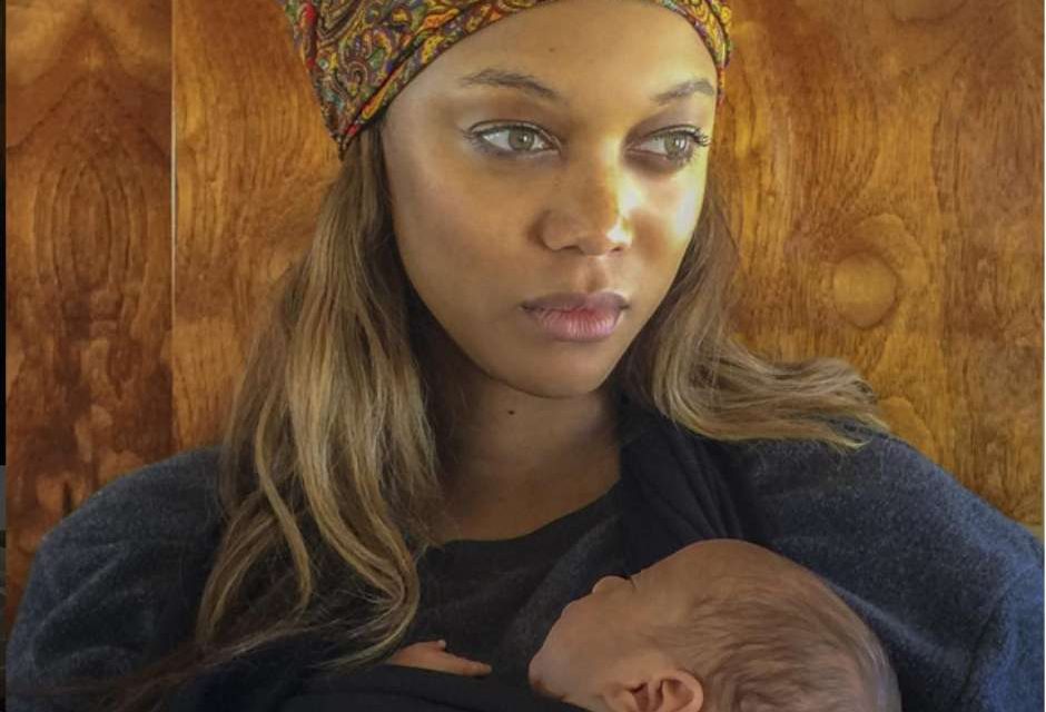 Tyra Banks presenta a su hijo nacido por madre de alquiler