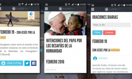 Lanzan »Click to Pray» app para rezar junto al papa Francisco