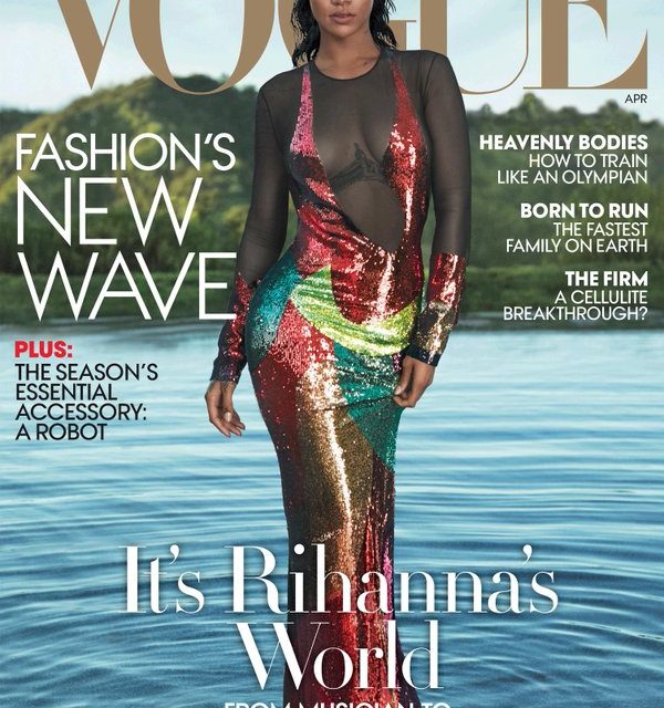 Rihanna derrocha toda su belleza en la nueva portada de Vogue (+Fotos)