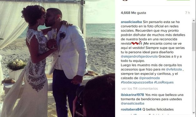 Ana Alicia Alba y Gerald Capuozzo se casaron en Los Roques