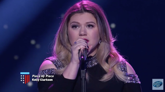 Kelly Clarkson llora y hace llorar a los jueces de »American Idol» cantando »Piece by Piece» (+Video)