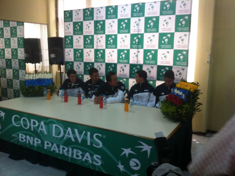 Equipo venezolano listo para la Copa Davis