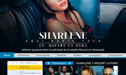 Sharlene (@sharlenetaule) doblemente líder de la cartelera radial en Venezuela