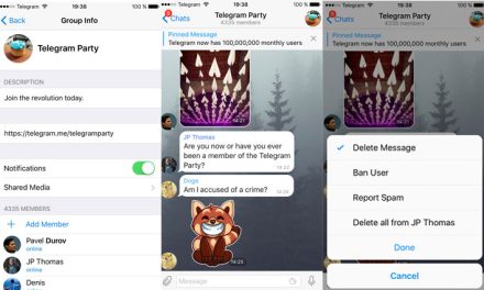 Telegram amplía los »supergrupos» y agrega herramientas anti spam