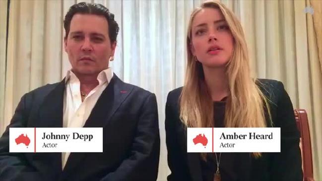 Johnny Depp y Amber Heard, piden perdón tras escándalo de contrabando (+Video)