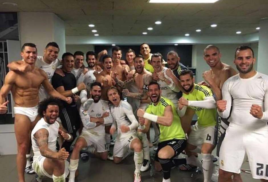 La celebración del Real Madrid en vestuarios que se se viralizó rápidamente (+Foto)