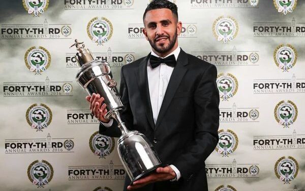 Riyad Mahrez es nombrado mejor jugador del año en la Premier; Alli, mejor joven