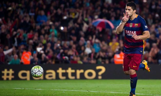 El Barcelona golea al Sporting con gran actuación de Luis Suárez