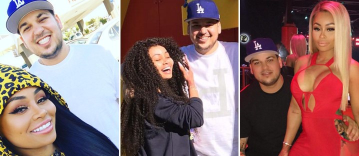 Rob Kardashian anuncia embarazo de su novia, Blac Chyna con emoji (+Foto)