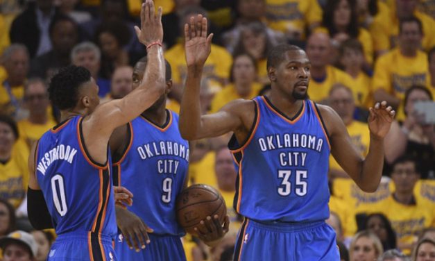 Oklahoma City Thunder sorprende a Golden State Warriors y toma ventaja en final del Oeste de la NBA